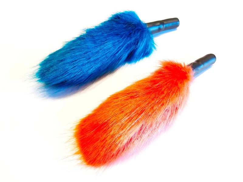 Faux fur fluffy jouet interchangeable pour baguette bug hunter