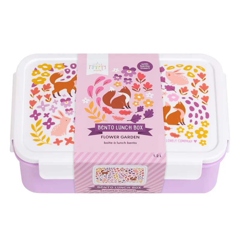 Boîte à déjeuner bento - Jardin fleuri