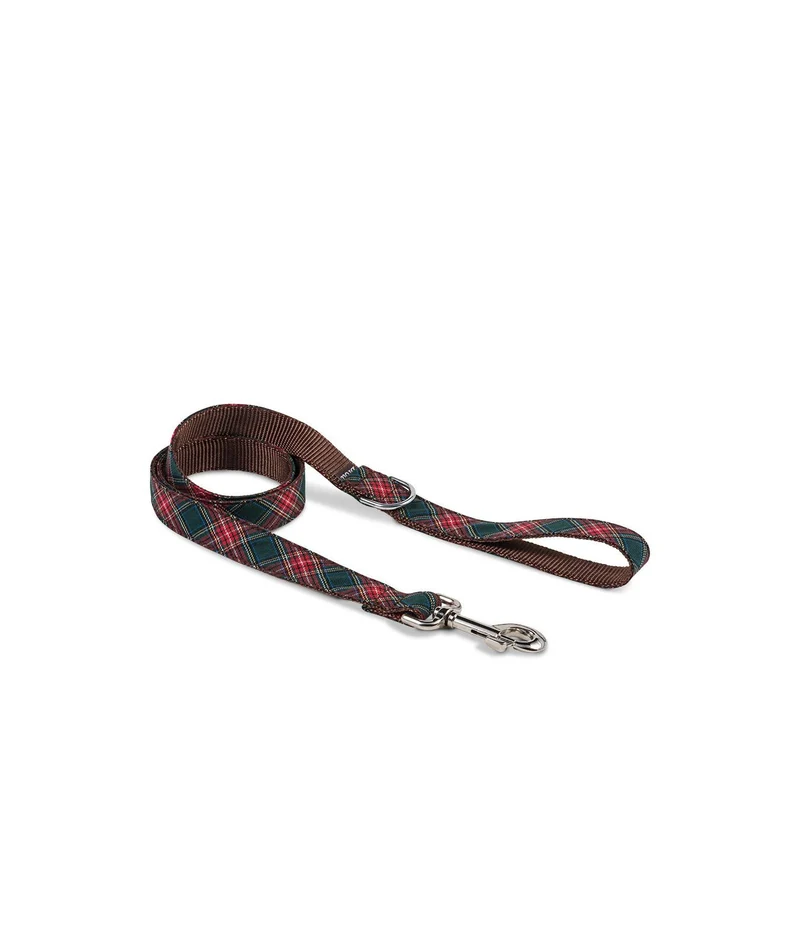 Collier pour chien Beret tartan vert
