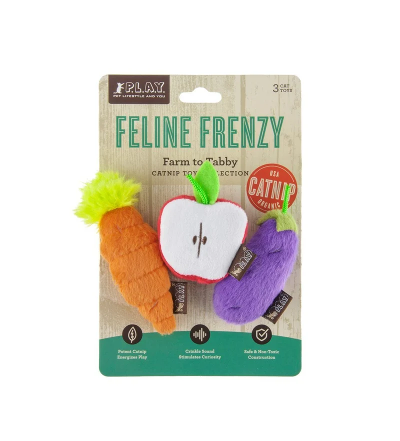 Jouet Farm to Tabby pour chat à la cataire