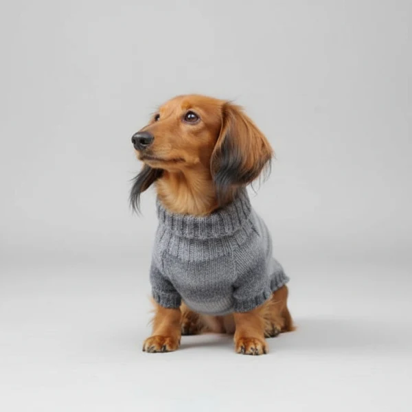 Pull Pour Chien Teckel En Tricot Confortable