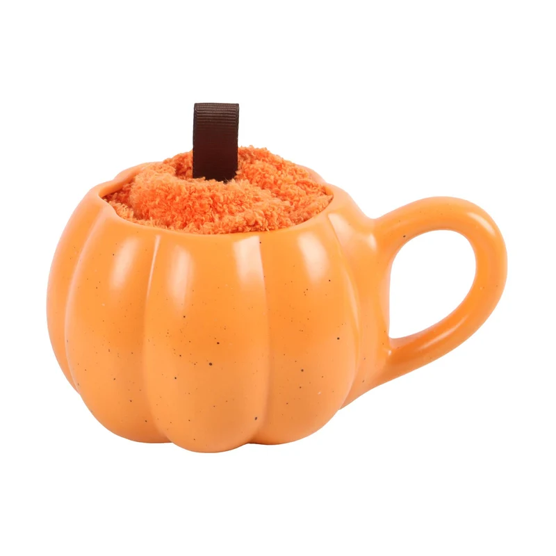 Coffret Mug & Chaussettes Citrouille