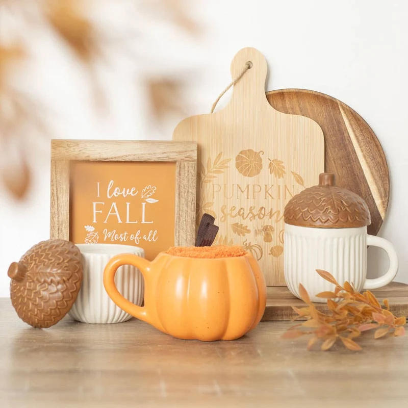 Coffret Mug & Chaussettes Citrouille