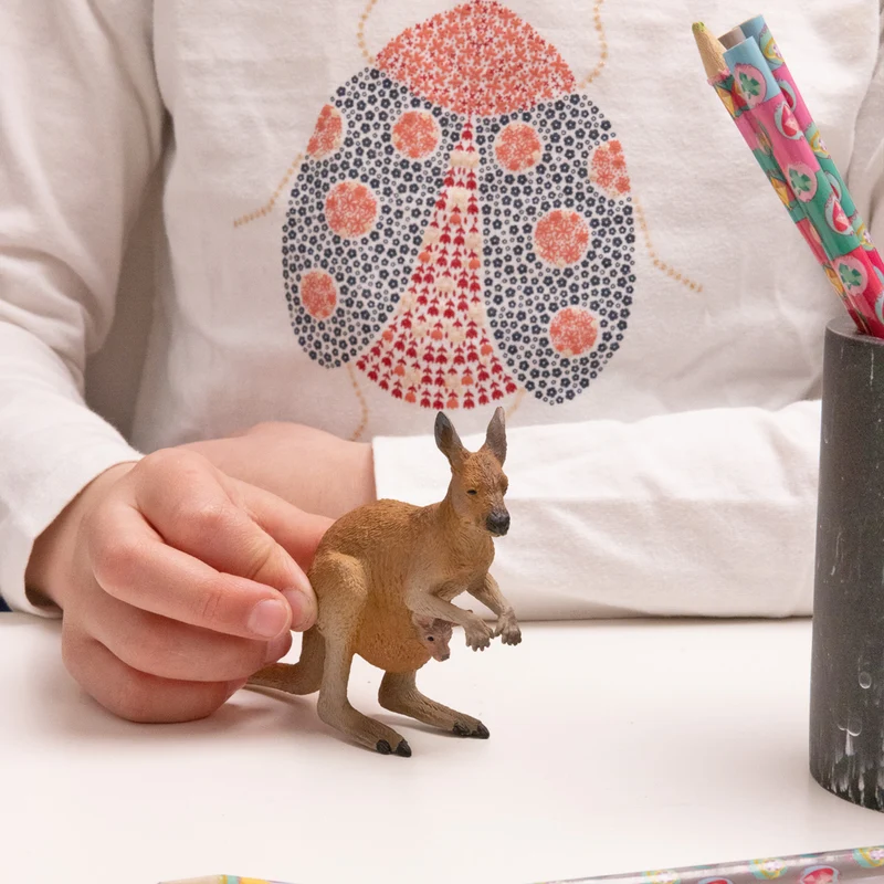 Figurine Kangourou et son bébé