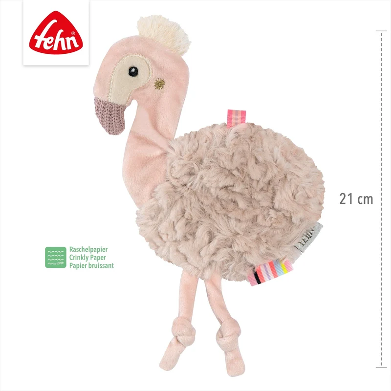 Jouet bruissant flamant rose – Lazy, Crazy & Pink