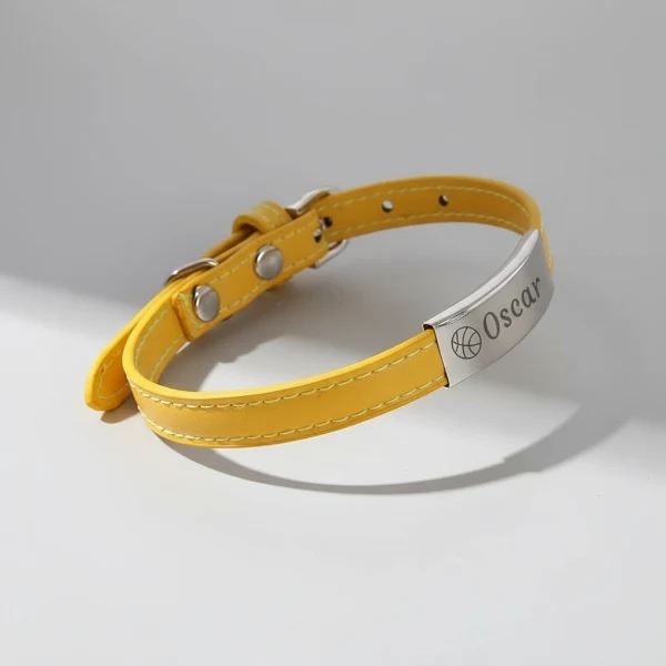 Collier pour chat en cuir - Personnalisable | Oscar et Plume