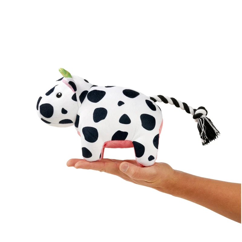 Jouet pour Chien Huggles - Vache Claire