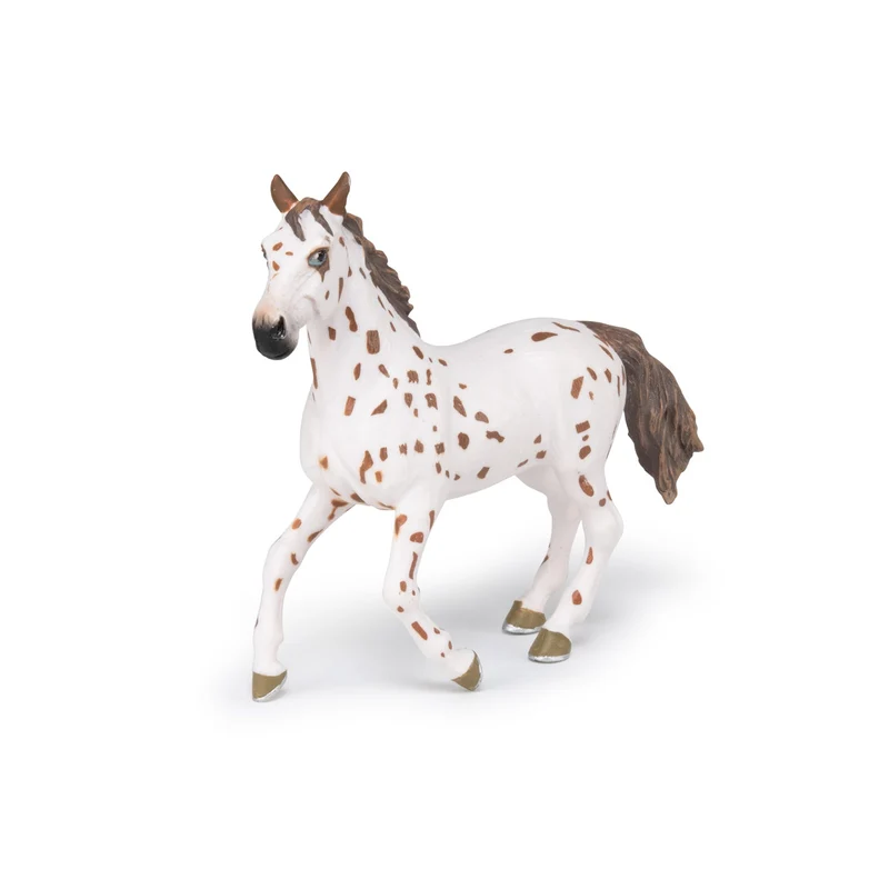 Figurine Jument appaloosa brune