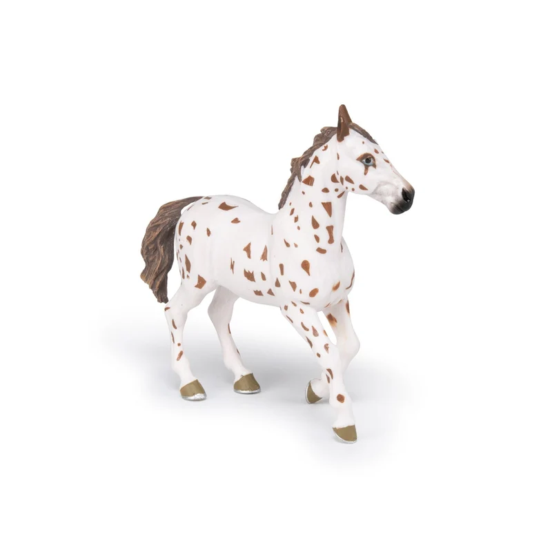 Figurine Jument appaloosa brune
