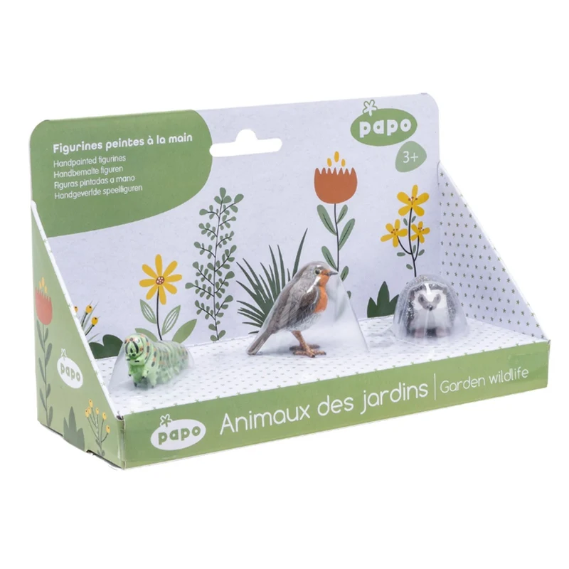 Coffret insectes (Hérisson - Rouge-gorge - Chenille)