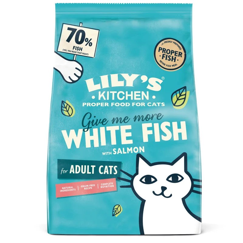 Croquettes pour chat sans céréales au poisson