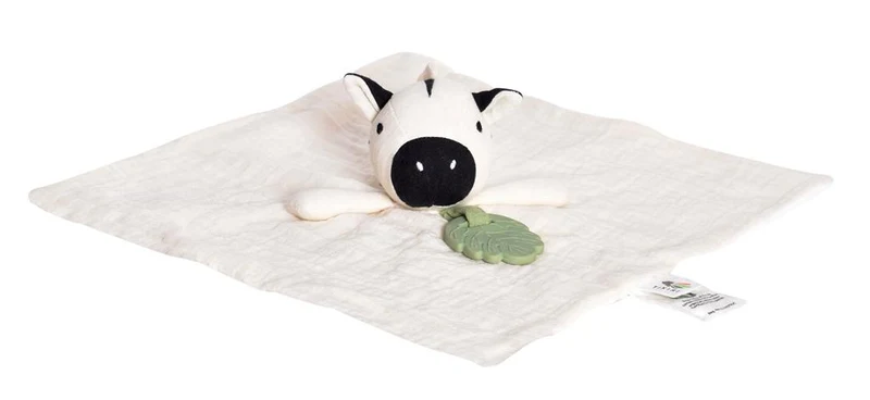 Doudou Zèbre avec Anneau de Dentition