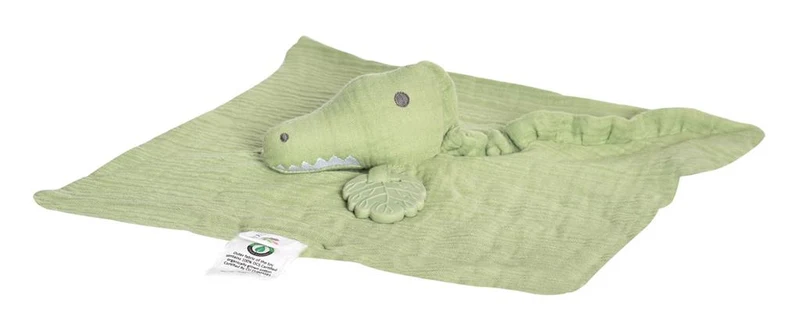 Doudou Crocodile avec Anneau de Dentition