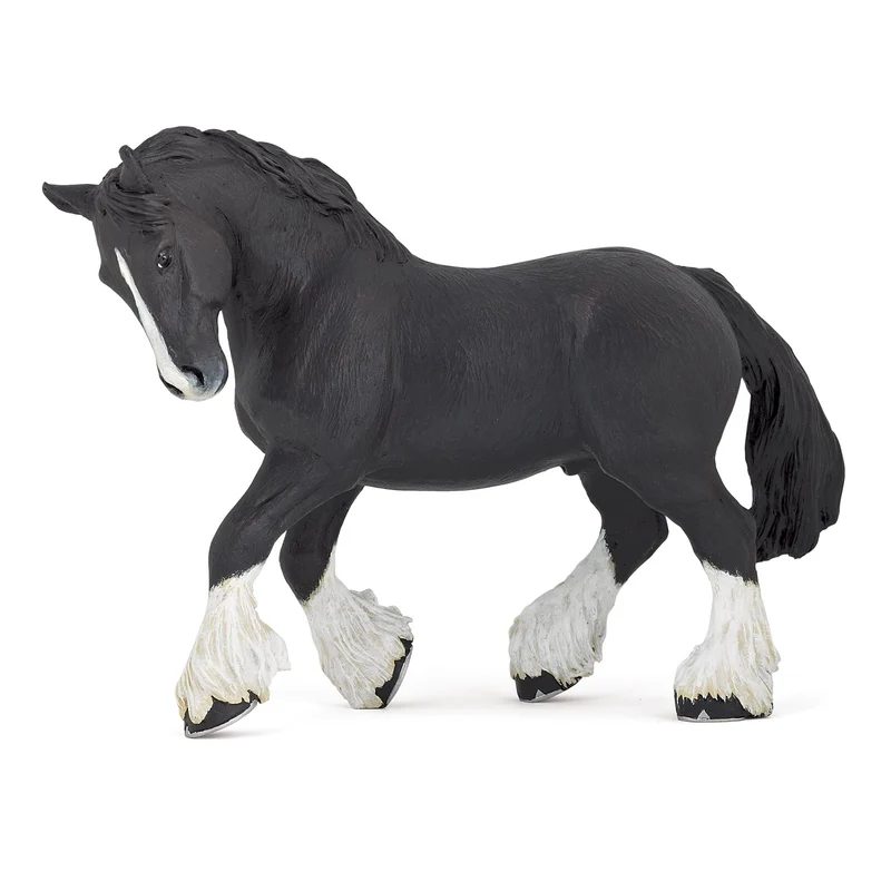 Figurine Etalon shire noir