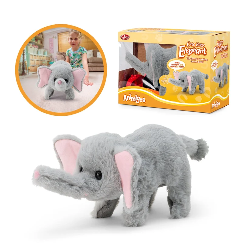 Animigos Bébé Éléphant Interactif