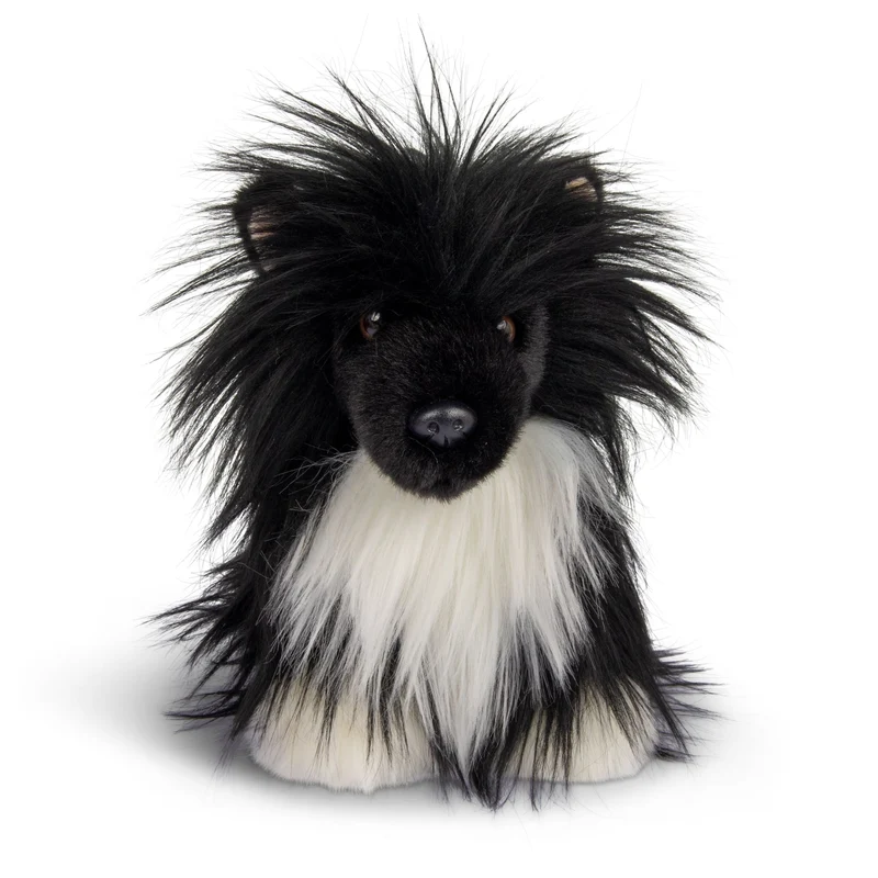 Peluche Animigos Chien Chinois à Crête Noir – 18 cm