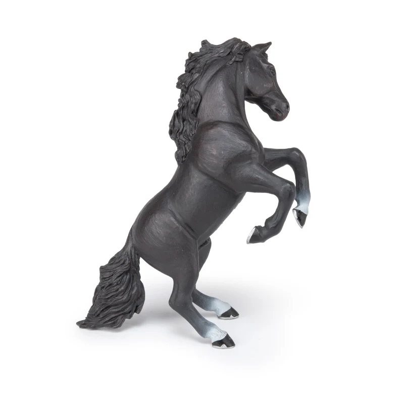 Figurine Cheval cabré noir