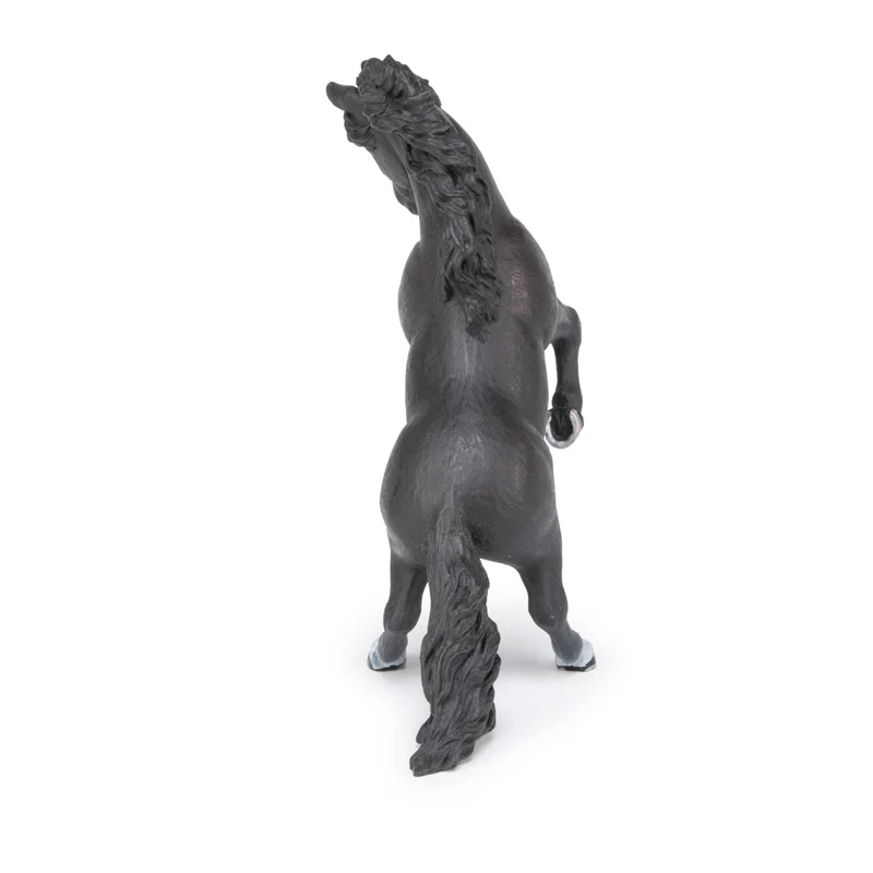 Figurine Cheval cabré noir