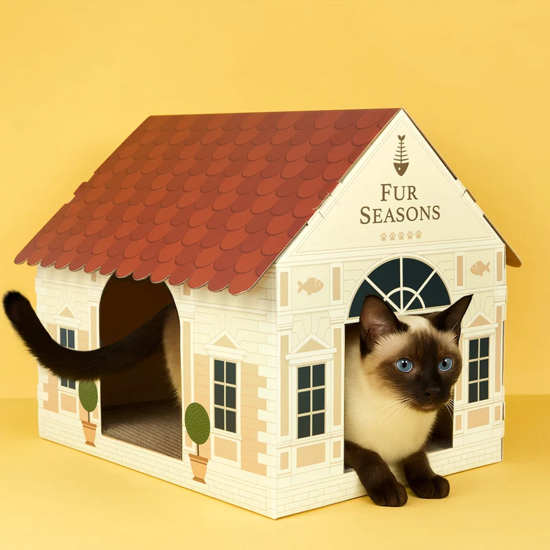 Maison et griffoir pour chat Fur Seasons