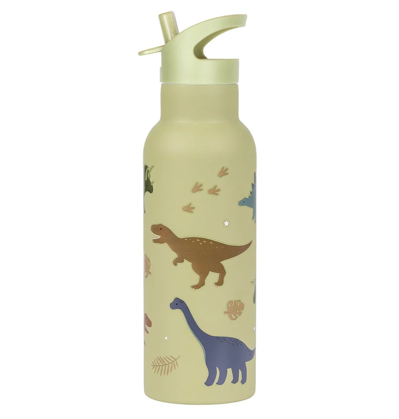 Gourde XL en inox - Dinosaures