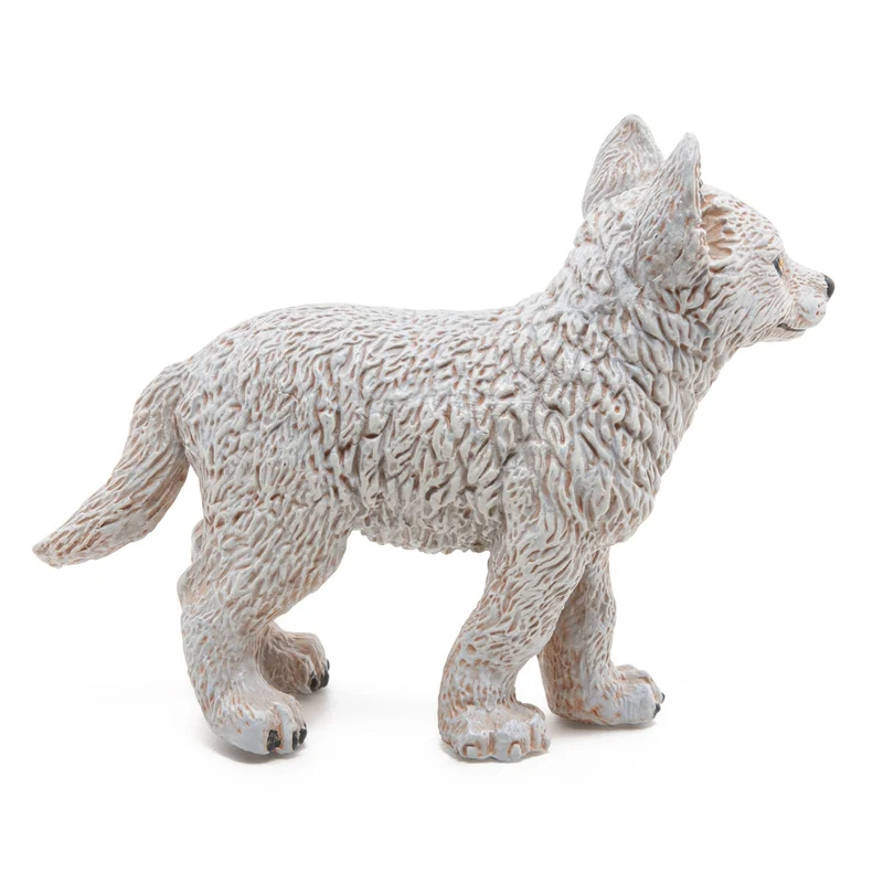 Figurine Jeune loup polaire