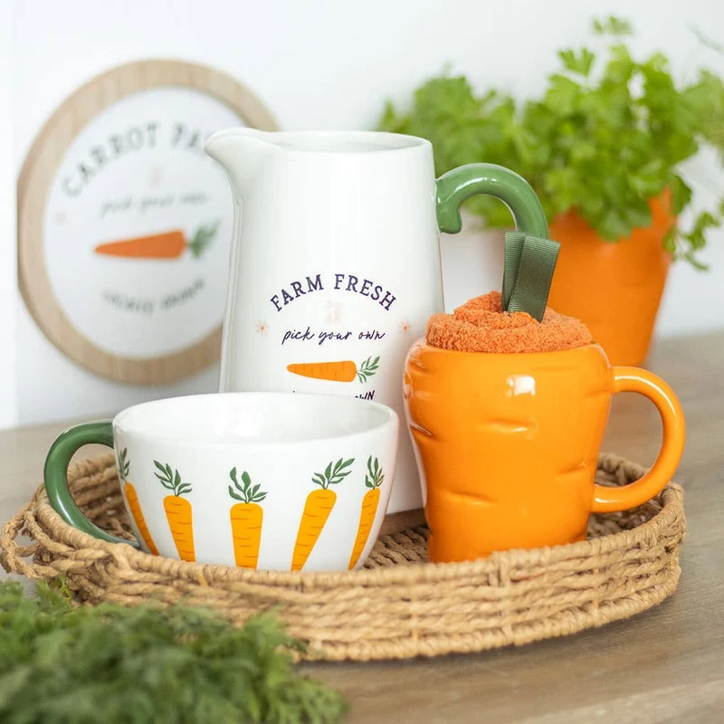 Coffret Mug Carotte & Chaussettes – 400 ml