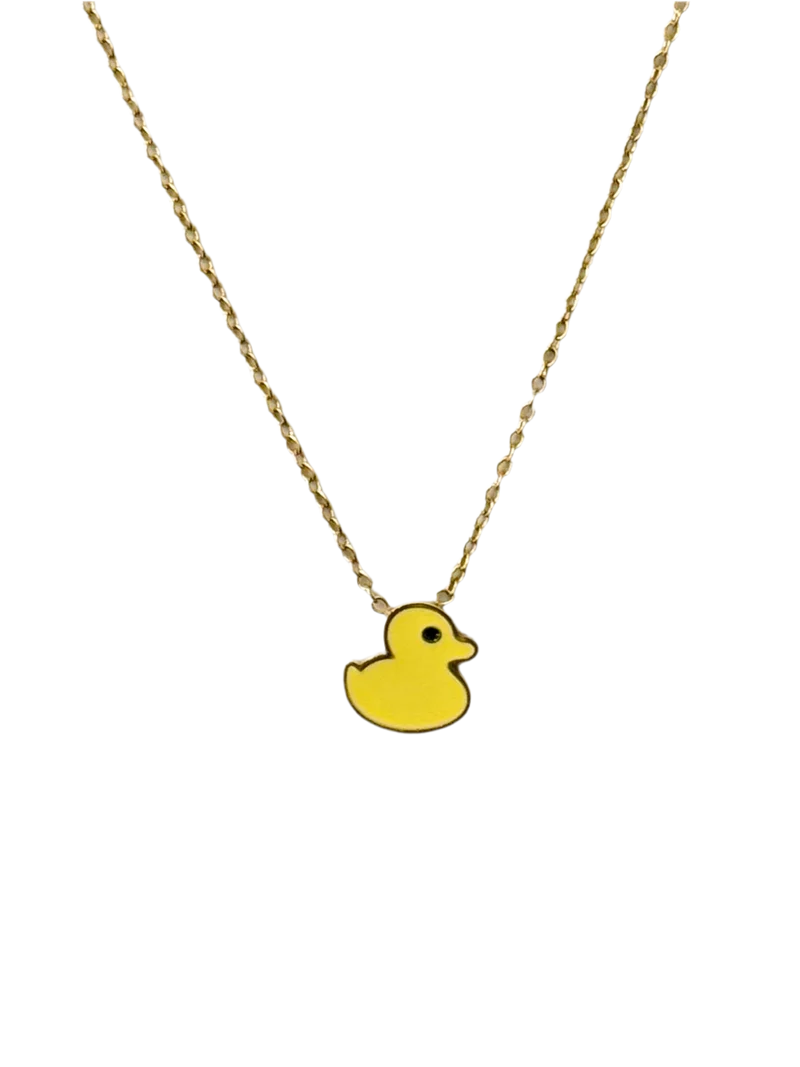 Collier Canard Jaune