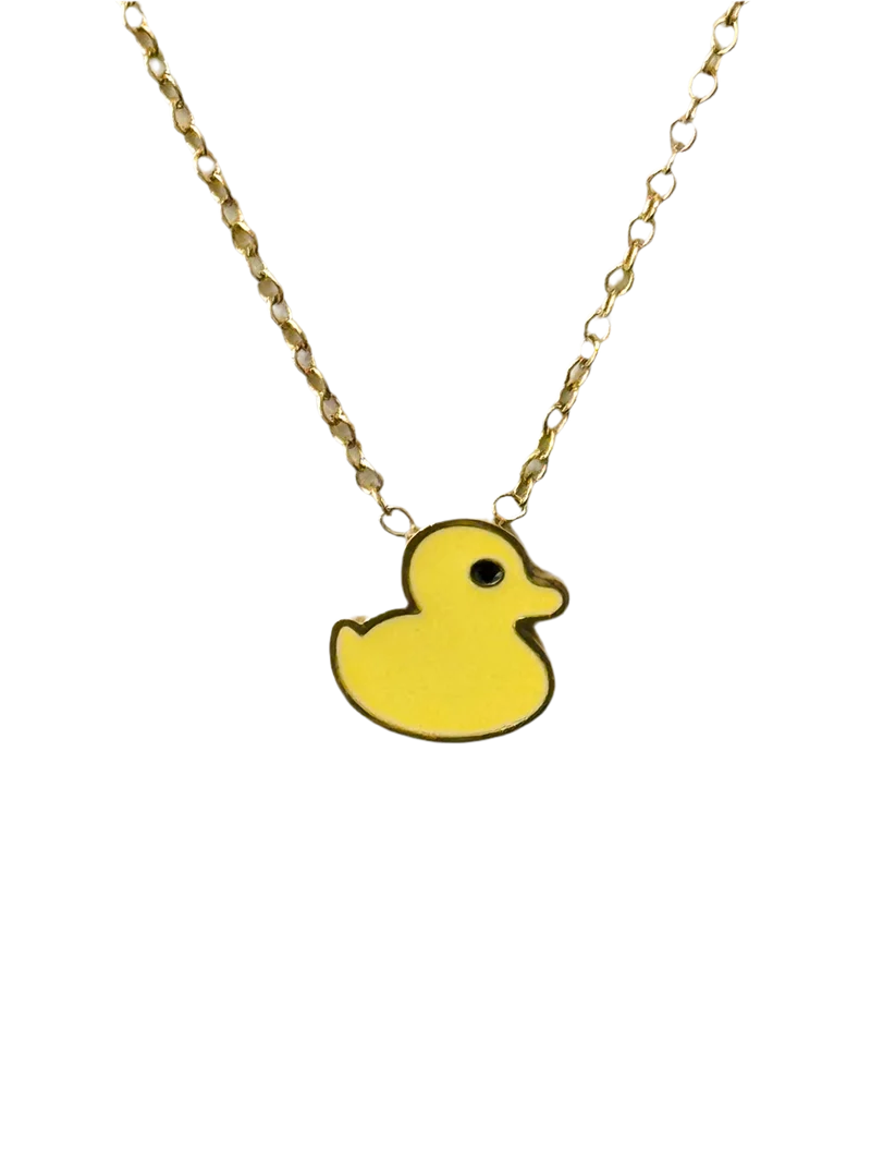 Collier Canard Jaune
