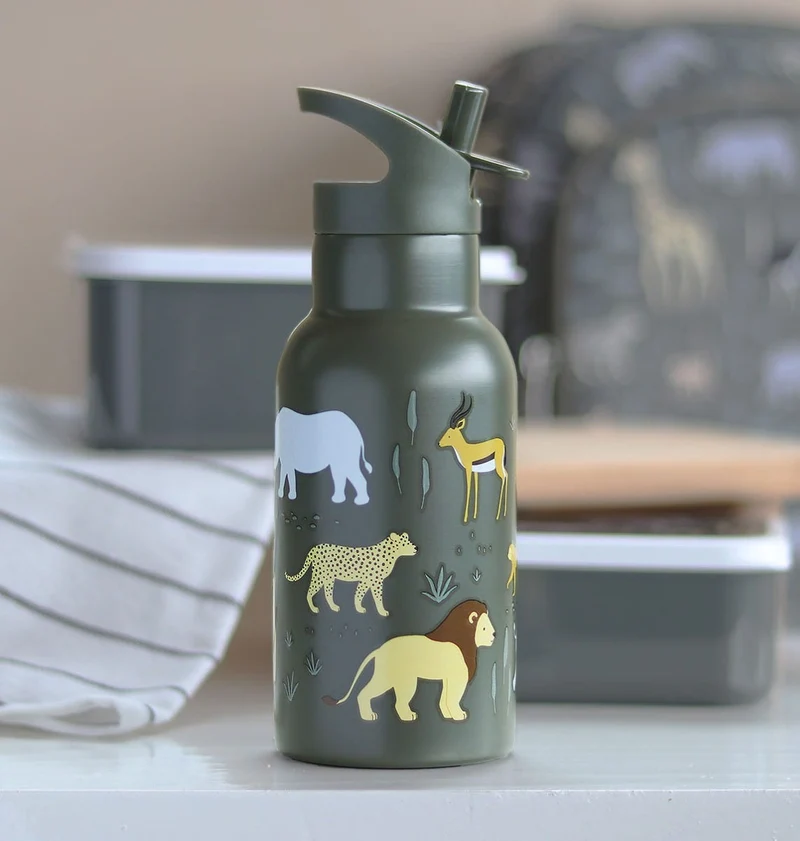 Gourde enfant en inox - Savane