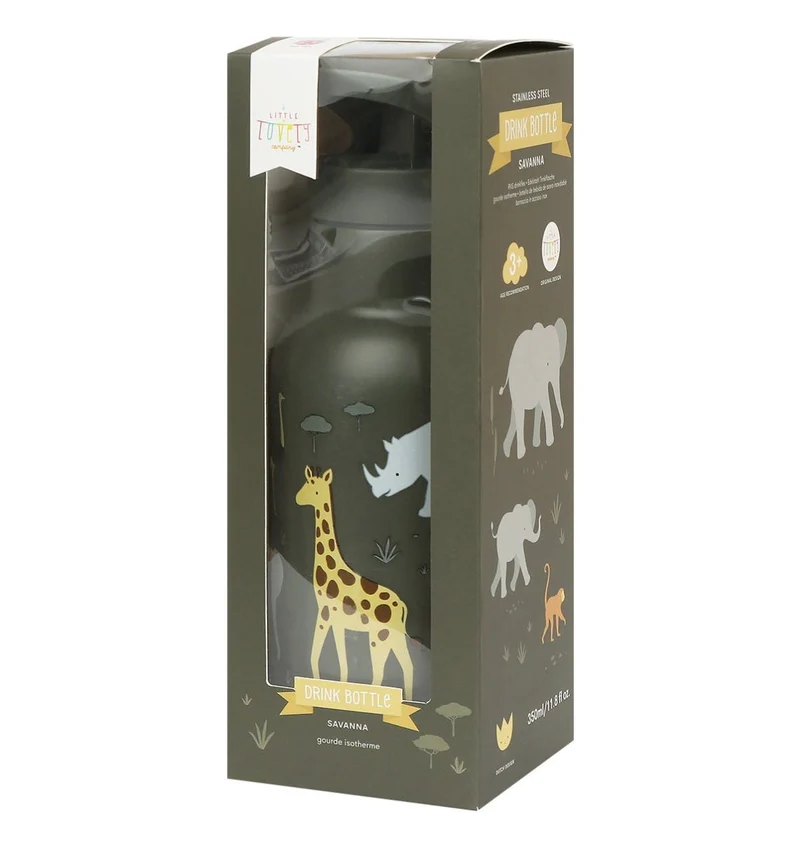 Gourde enfant en inox - Savane