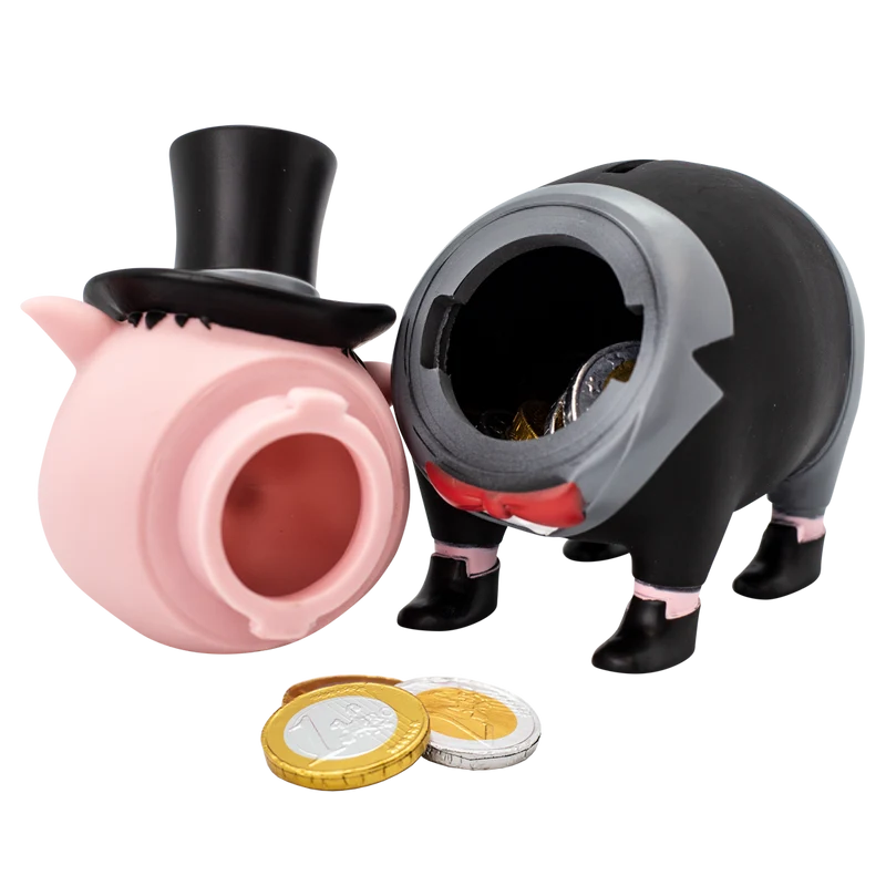 Duo de Tirelires Cochons Mariés